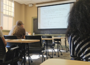 Mathematics Department Students Present Summer Research